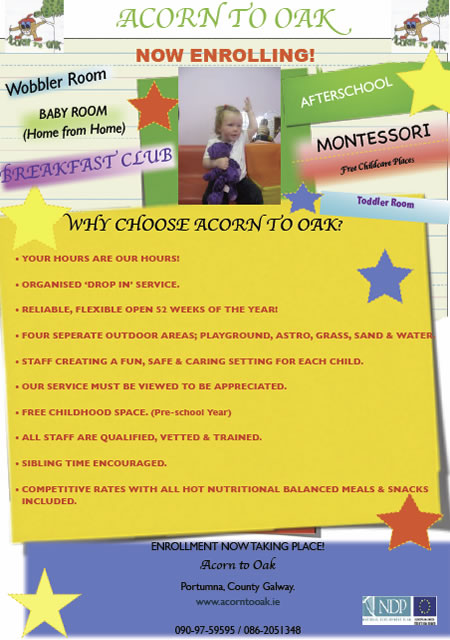 Acorn to Oak Childcare - Now Enrolling